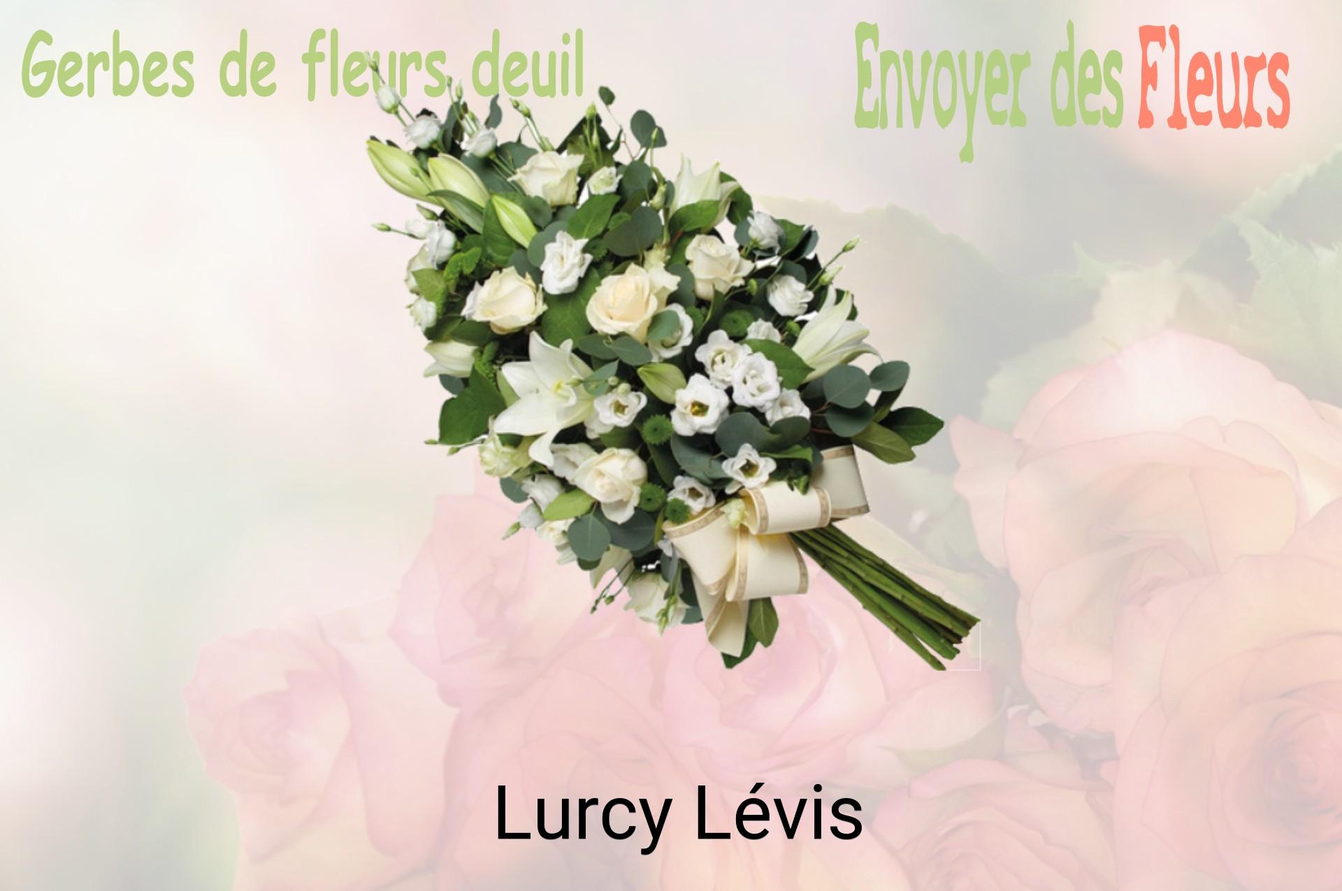 Gerbe de fleurs de deuil livrée à Lurcy-Lévis